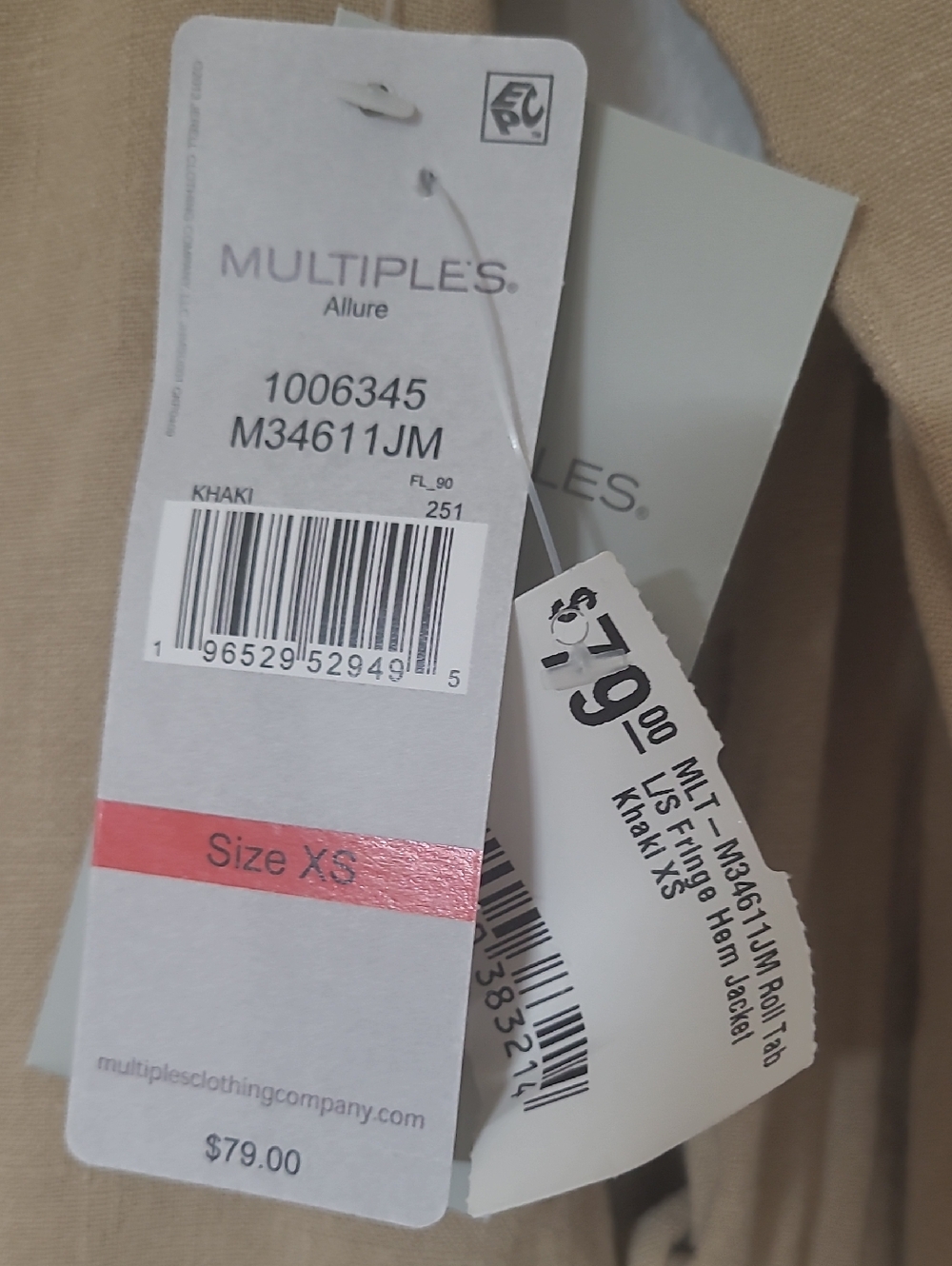 Multiples Linen Jacket - Picture 5 of 7